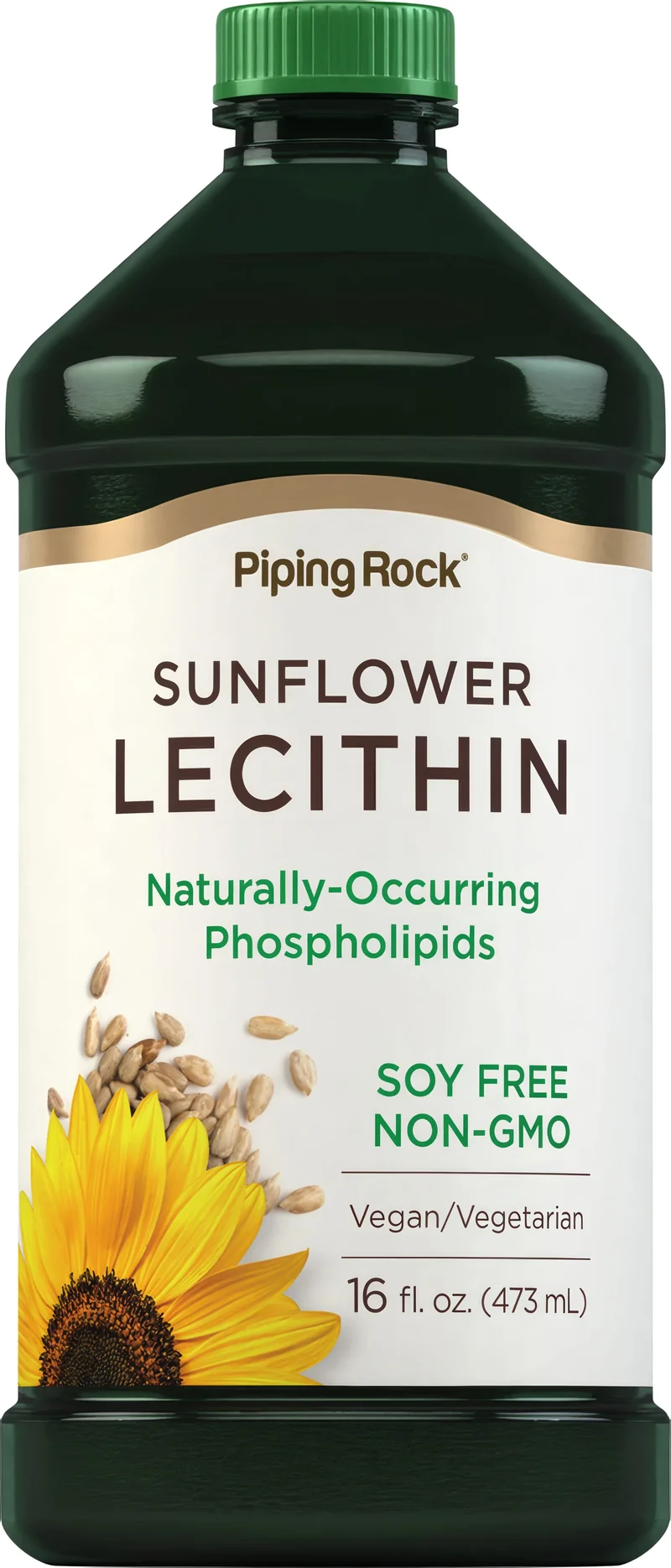 Sunflower Liquid Lecithin, 16 fl oz (473 mL) Bottle