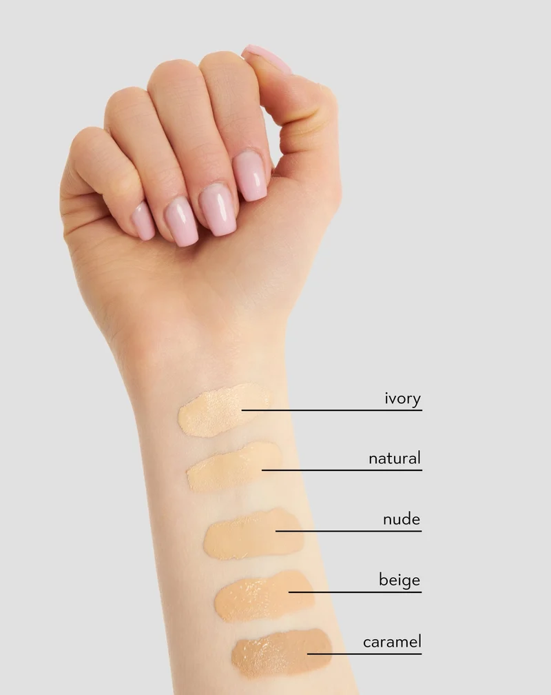 Fond de teint couvrant Nutridome pour un teint hâlé - teinte 04 Beige