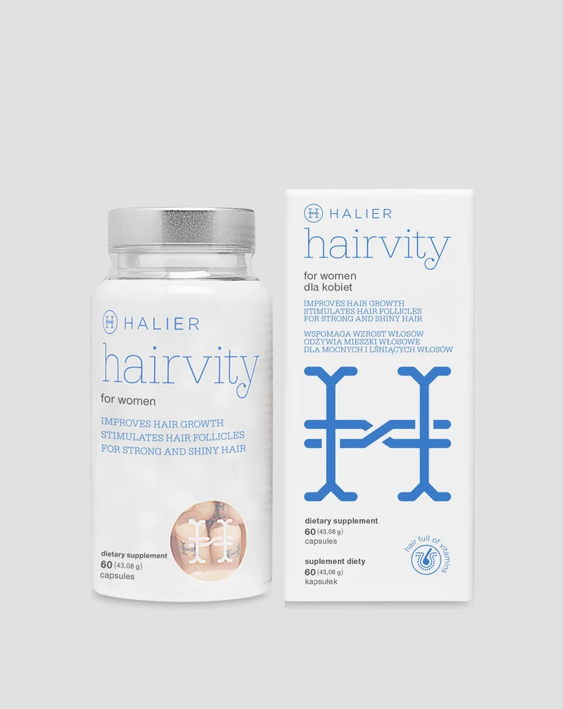 Hairvity Halier complément anti-chute & croissance des cheveux pour femmes, 60 gélules