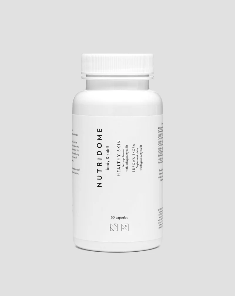 Complément de collagène de type II Nutridome pour une peau saine - 60 gélules