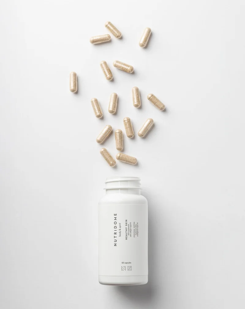 Complément de collagène de type II Nutridome pour une peau saine - 60 gélules
