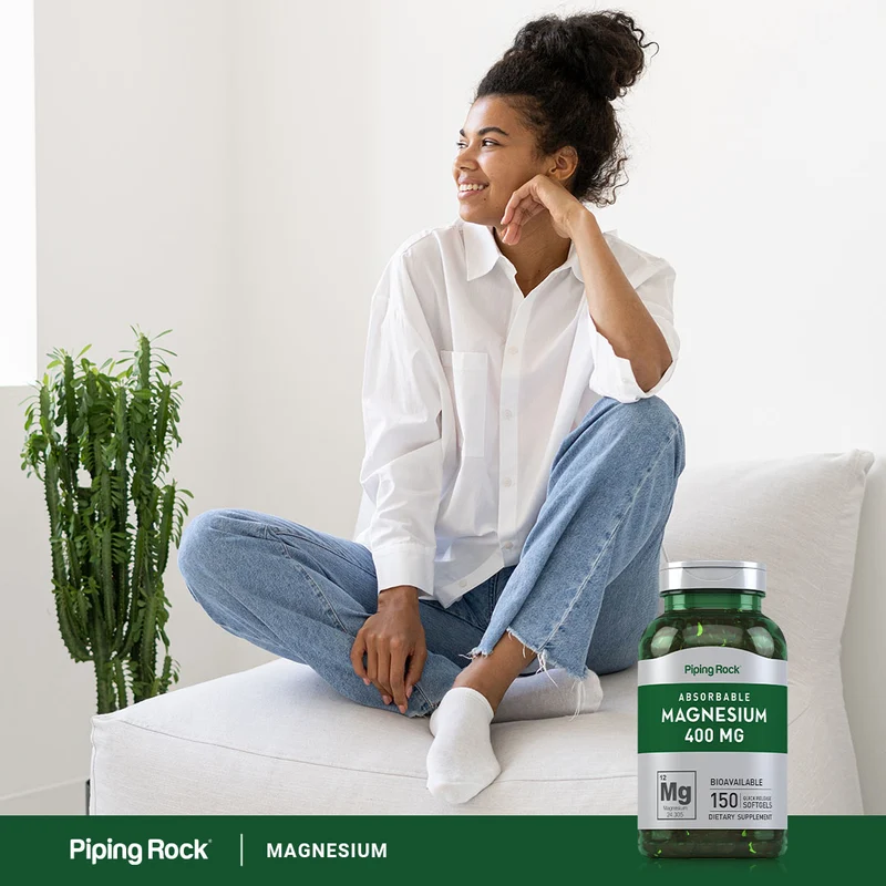 Magnesium, 400 mg, 150 Quick Release Softgels, 2 Bottles