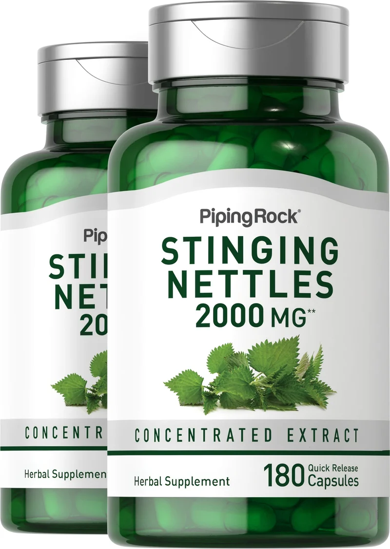 Stinging Nettles, 2000 mg, 180 Quick Release Capsules, 2 Bottles