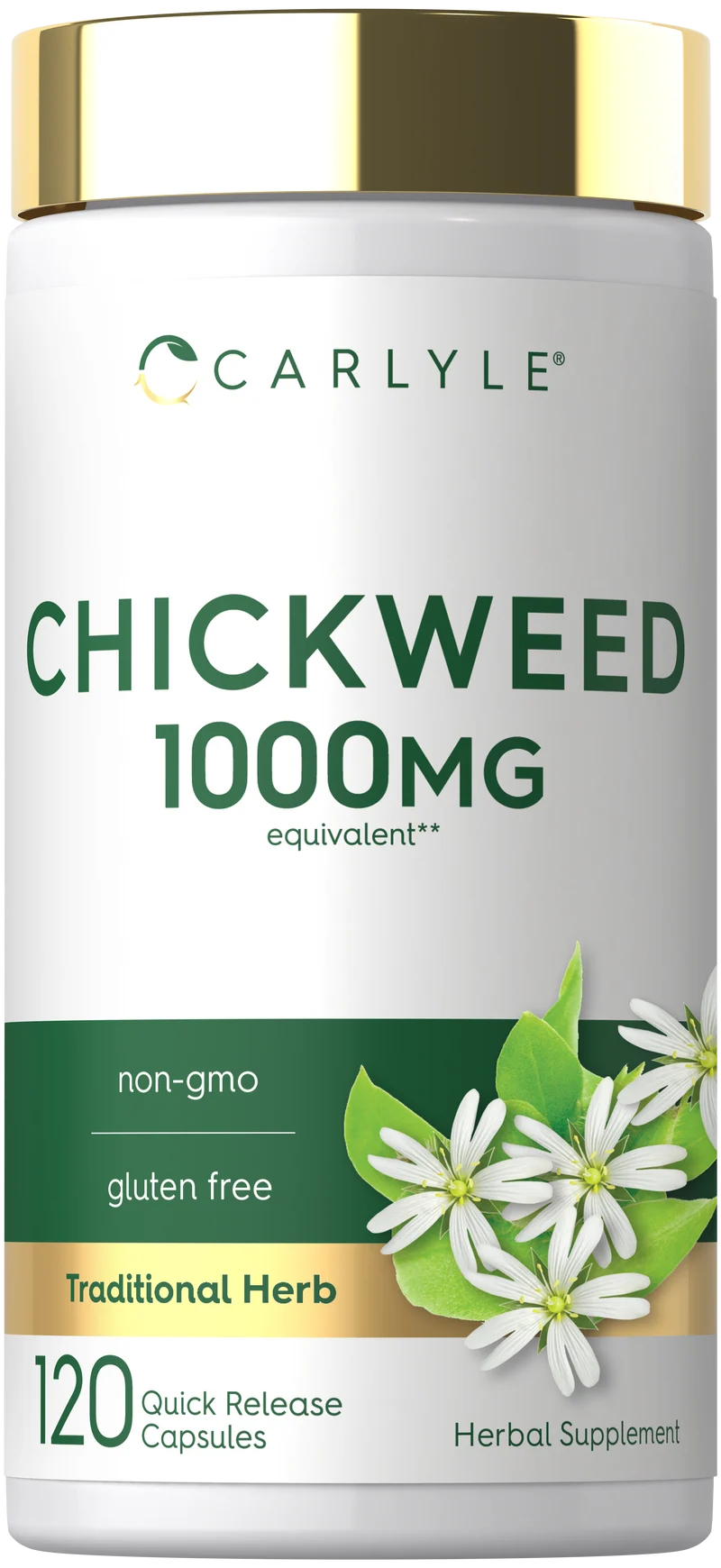 Chickweed, 1000 mg, 120 Quick Release Capsules