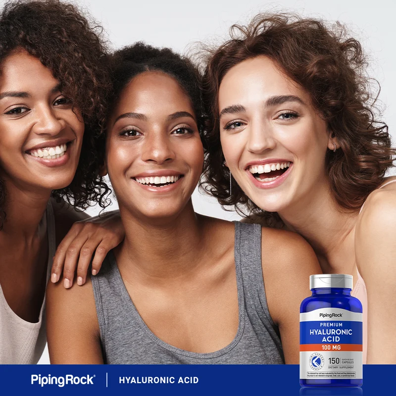 Hyaluronic Acid, 100 mg, 150 Quick Release Capsules, 2 Bottles