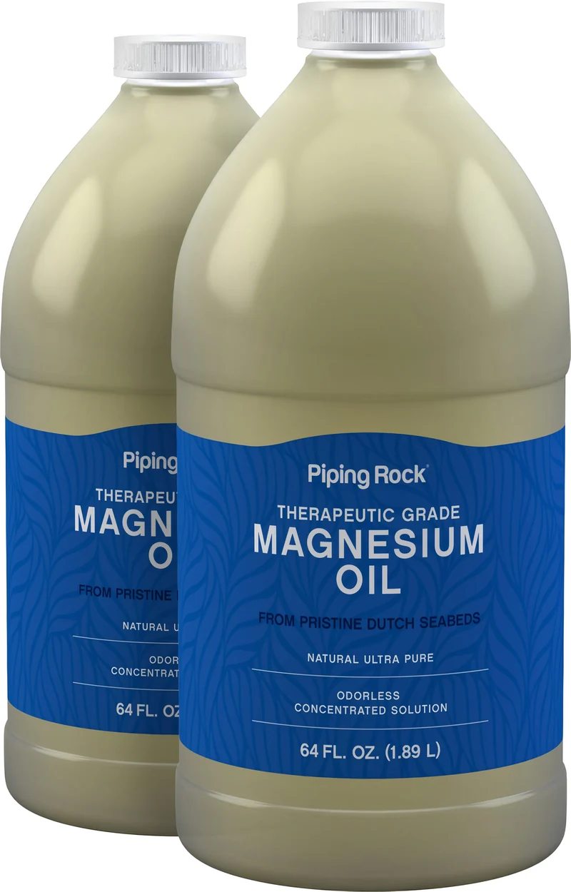 Magnesium Oil, 64 fl oz (1.89 L) Bottle, 2 Bottles