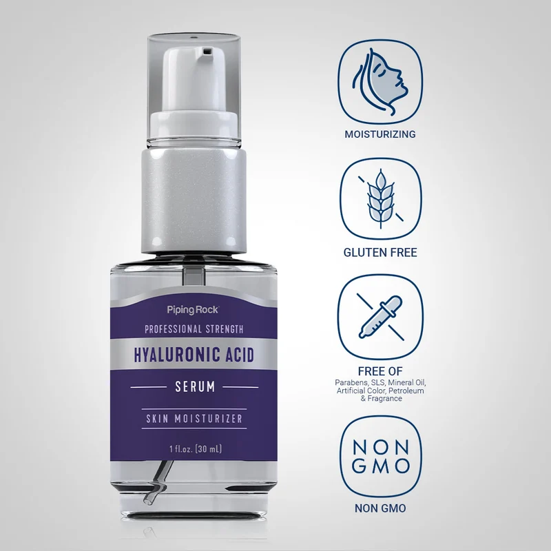 Hyaluronic Acid Serum, 1 fl oz (30 mL) Pump Bottle, 3 Pump Bottles