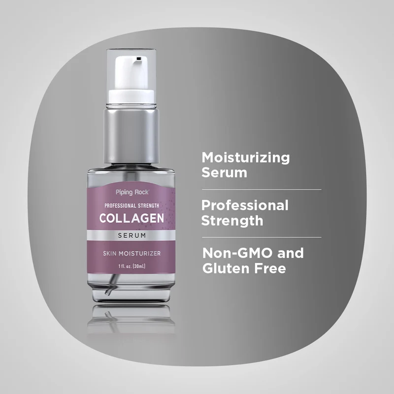 Collagen Serum, 1 fl oz (30 mL) Pump Bottle, 2 Pump Bottles