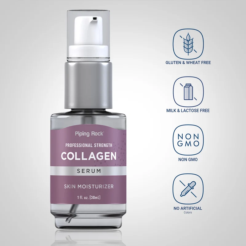 Collagen Serum, 1 fl oz (30 mL) Pump Bottle, 2 Pump Bottles