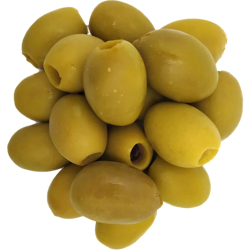 Olives vertes dénoyautées bio