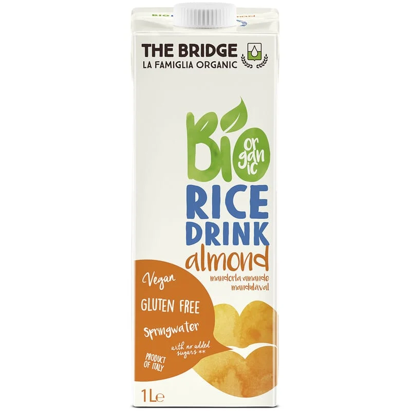 Lait de riz aux amandes bio