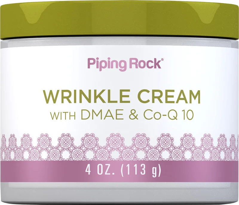 Wrinkle Cream with DMAE & Co-Q-10, 4 oz (113 g) Jar