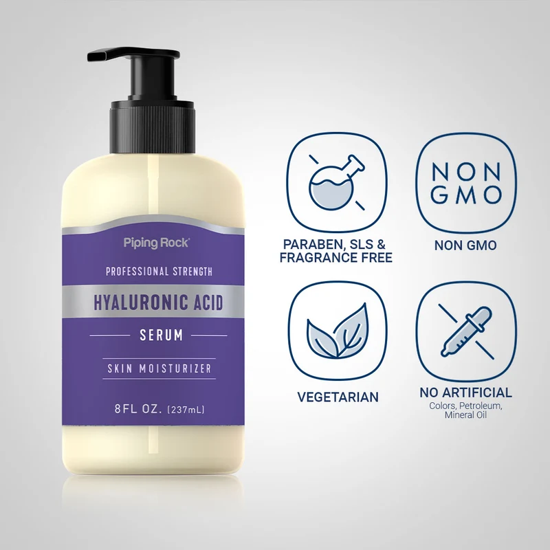 Hyaluronic Acid Serum, 8 oz (237 mL) Pump Bottle