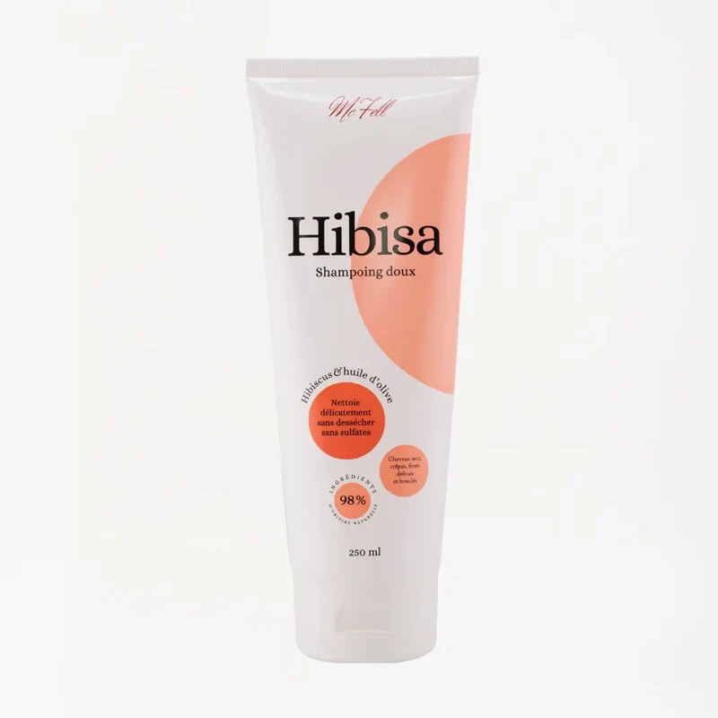 Shampoing doux sans sulfates à l'hibiscus - HIBISA