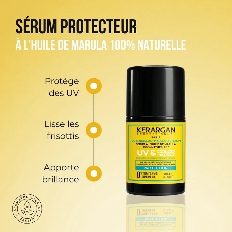 Sérum Marula UV 50ml – Protection totale + brillance pro