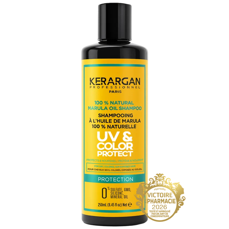 Stop UV – Shampoing Marula 250ml, couleur protégée
