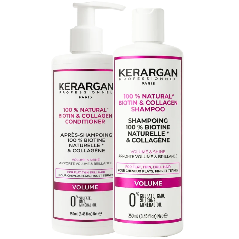 Duo Volumisant Shampoing & Après-shampoing à la Biotine & Collagène - 500ml
