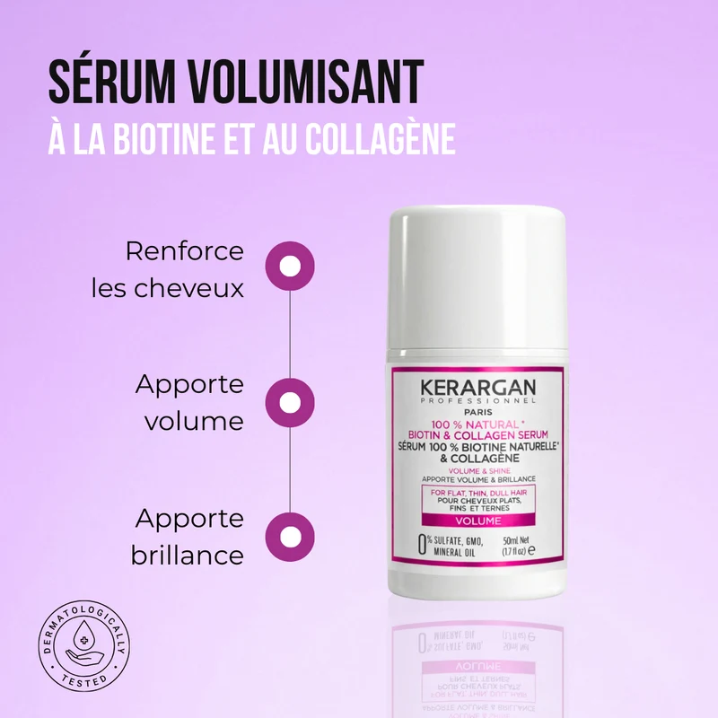 Sérum Volumisant à la Biotine & Collagène - 50ml