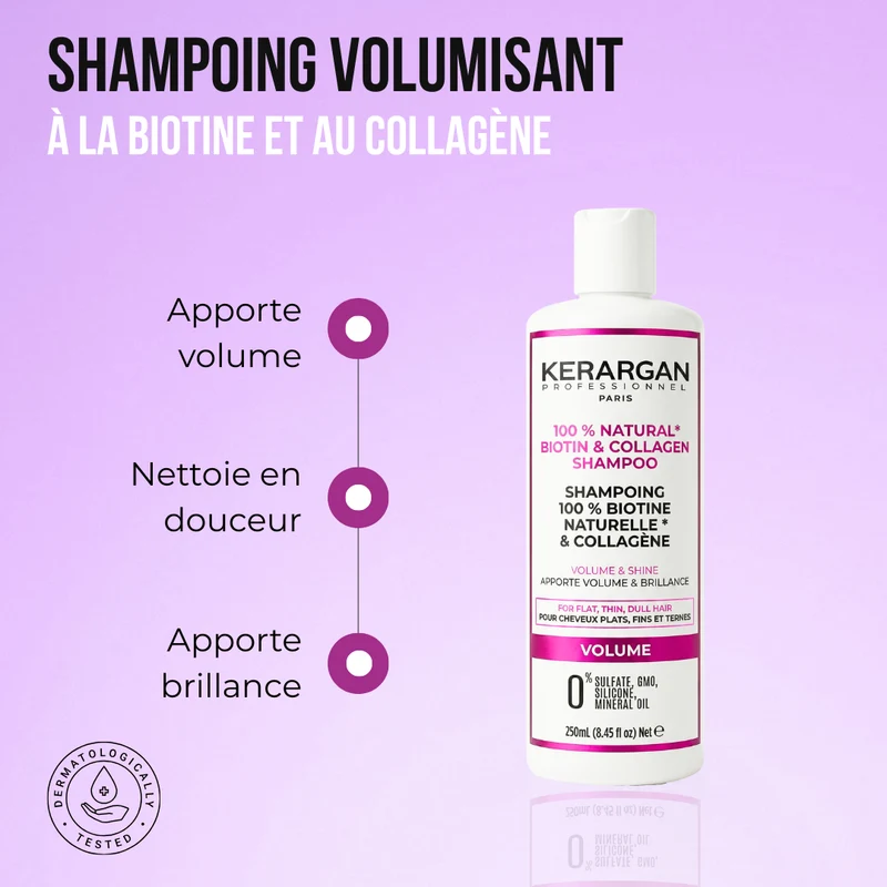 Shampoing Volumisant à la Biotine & Collagène - 250ml