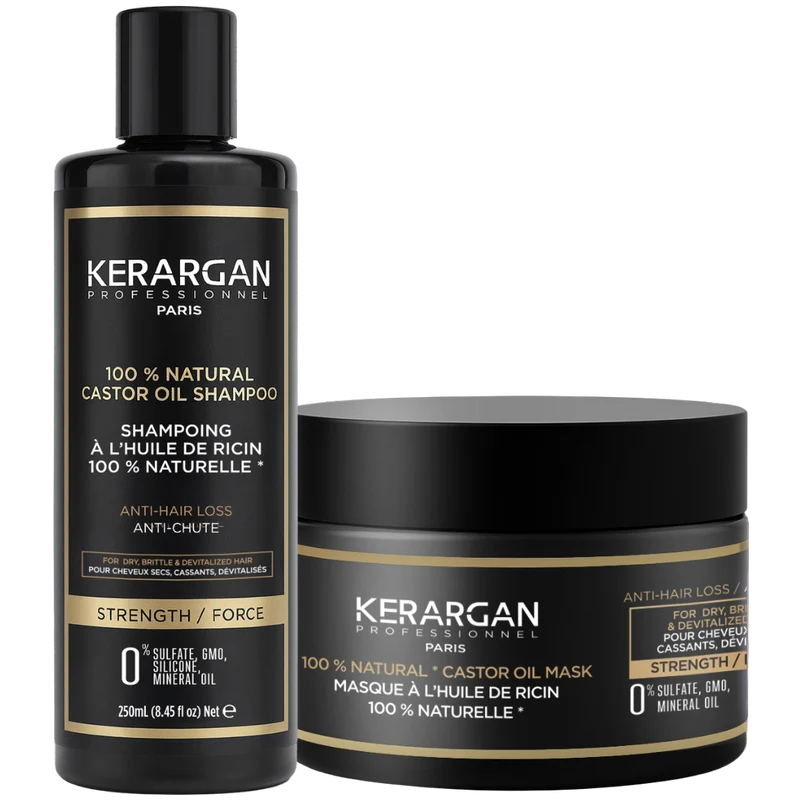 Duo shampoing + masque ricin – Nutrition & chute
