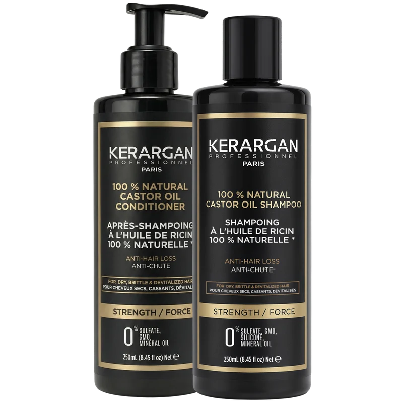 Duo shampoing + après-shampoing ricin – Stop chute