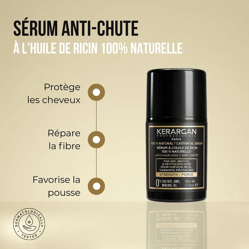 Sérum ricin anti-chute 50ml – Boost pousse