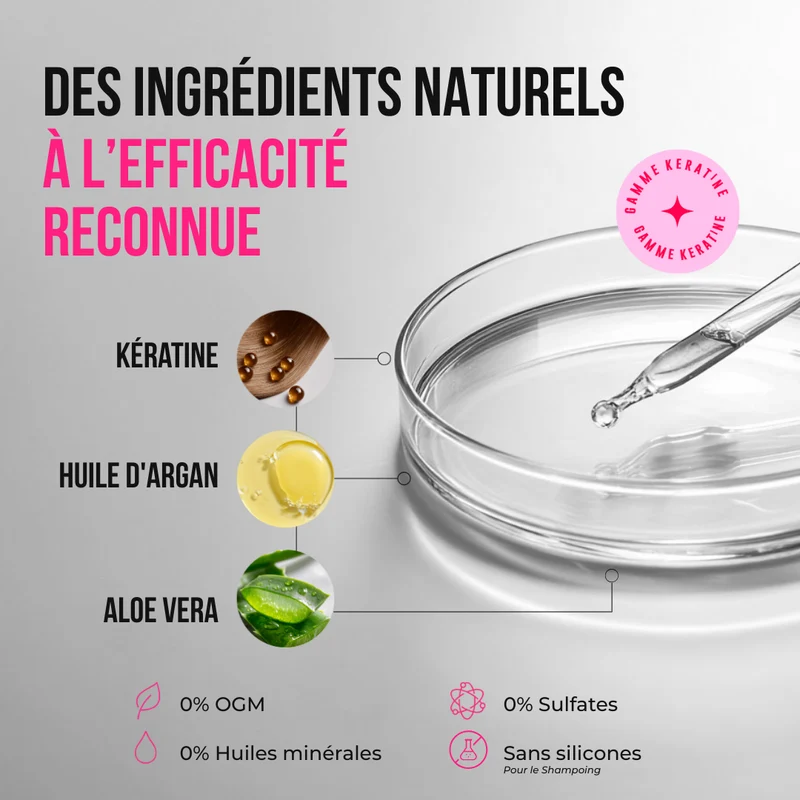 Ensemble shampoing, après-shampoing, masque & sérum – 800ml | Kerargan