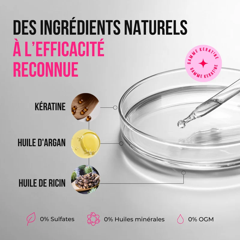 Sérum kératine 50ml – Brillance & protection | Kerargan