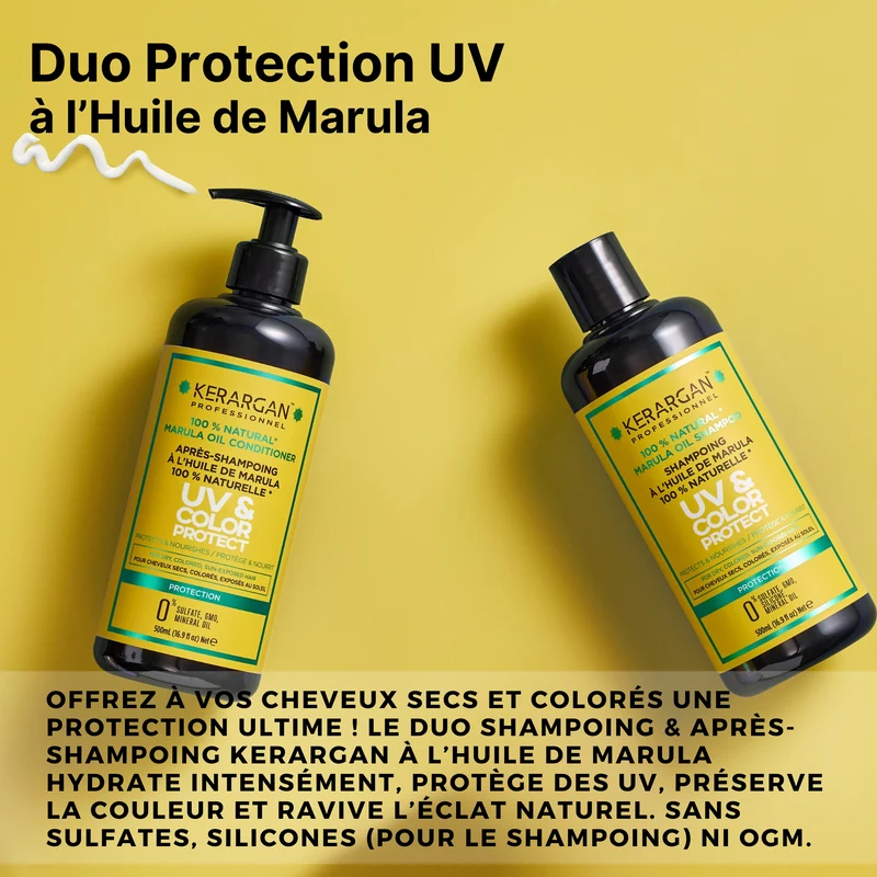 Duo UV Shampoing & Après-Shampoing Marula - 1000ml