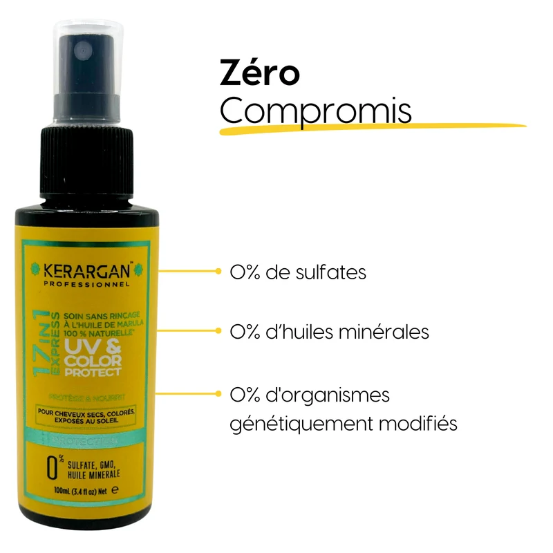 Spray Marula UV 100ml – 17 actions, cheveux sublimes
