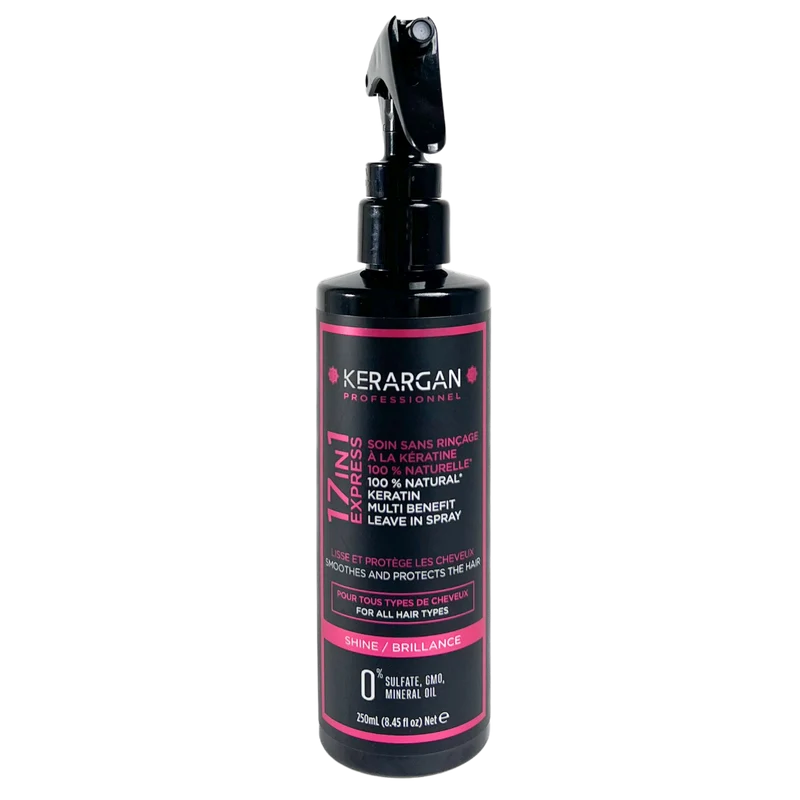 Spray réparateur kératine – Thermoprotection & brillance | Kerargan