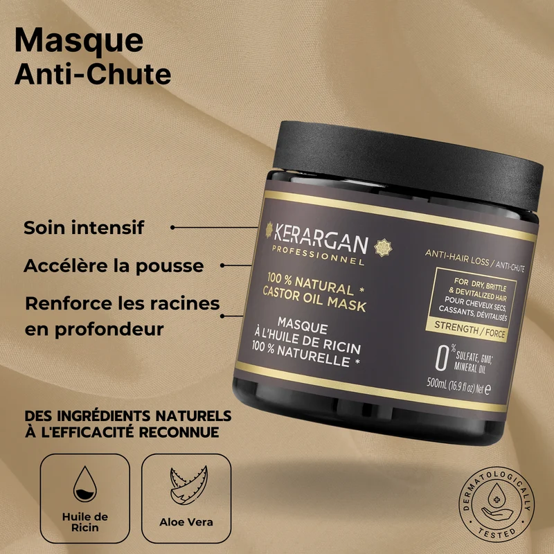 Duo masque & sérum ricin 600ml – Pousse intense