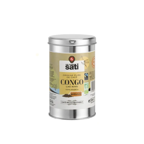CAFE SATI LAC KIVU MOULU BIO 225 G