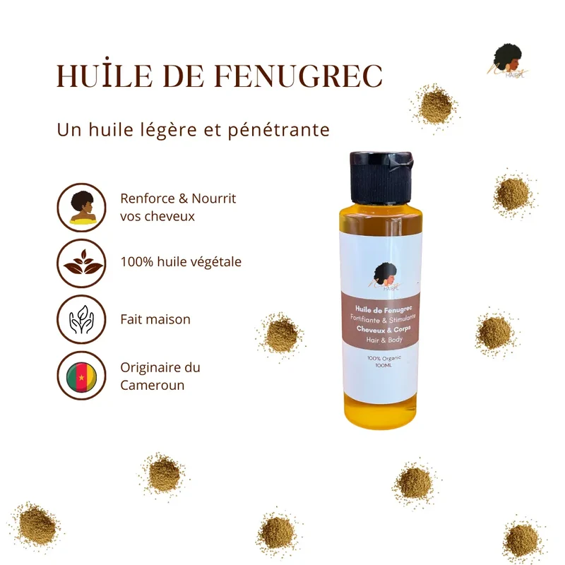 Huile de Fenugrec Brut Pression à froid