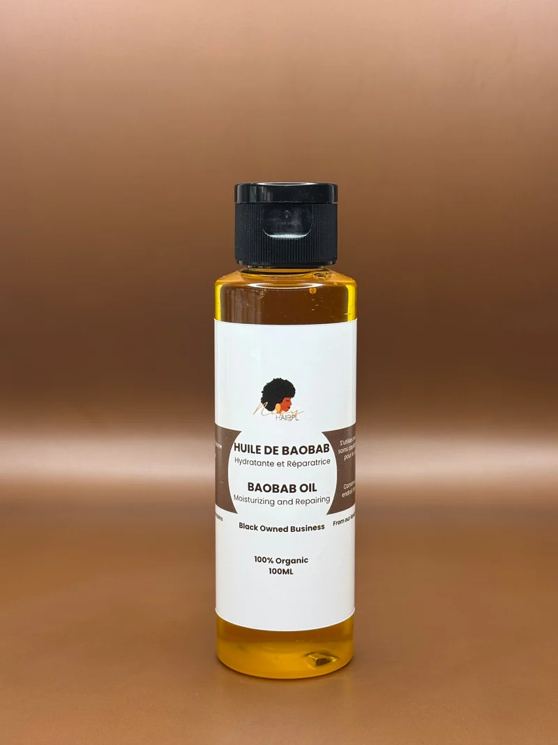 Huile de Baobab Vierge – Pressée à Froid