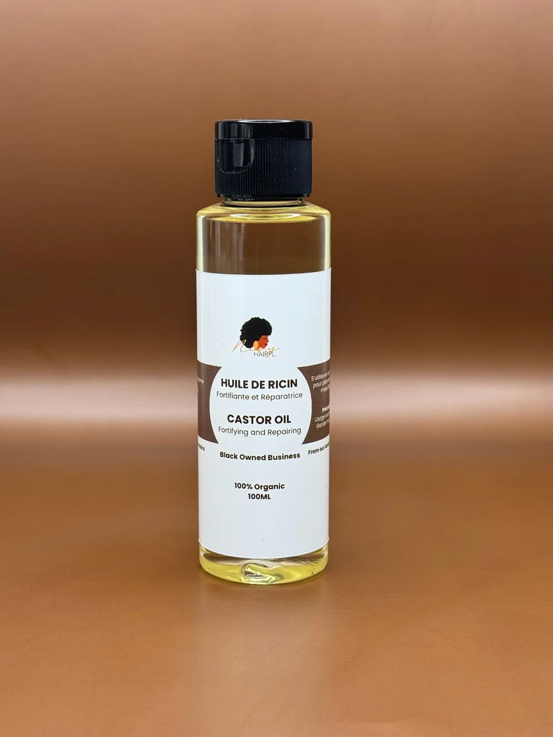 Huile de Ricin Pure - Pressée à Froid