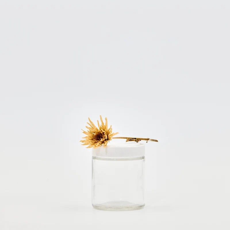 Pot en verre transparent clair | 125 ml (4 oz)