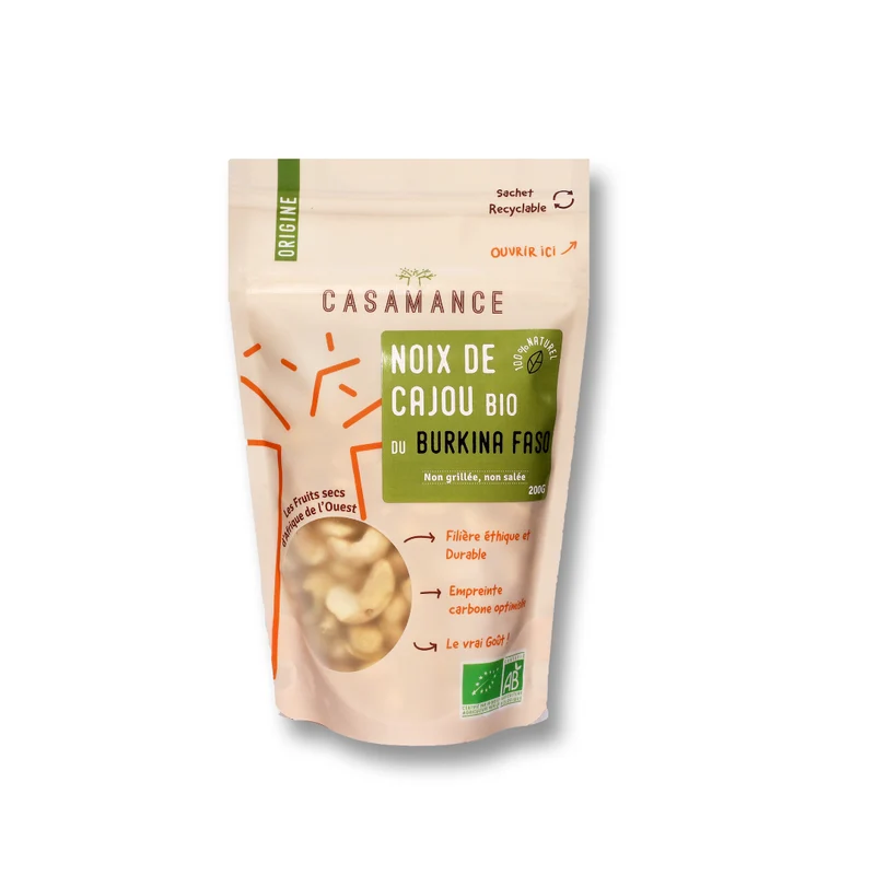 NOIX DE CAJOU CASAMENCE BIO 100 g - 200 g
