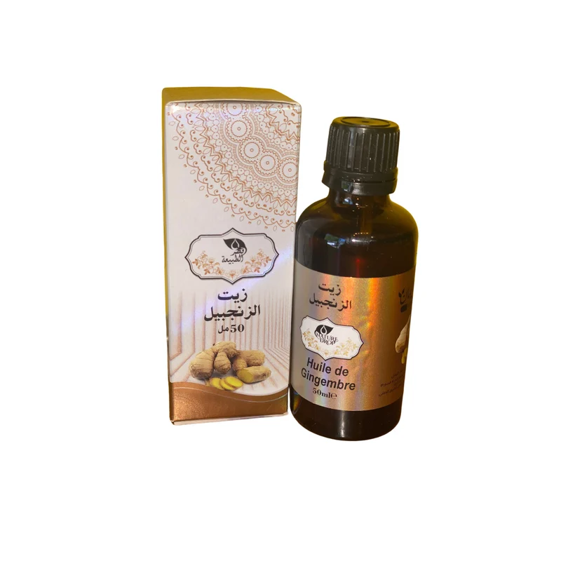 NATURE DROP HUILE DE GINGEMBRE- HUILE DE THYM- HUILE AMANDE DOUCE- HUILE DE CANNELLE 50 CL