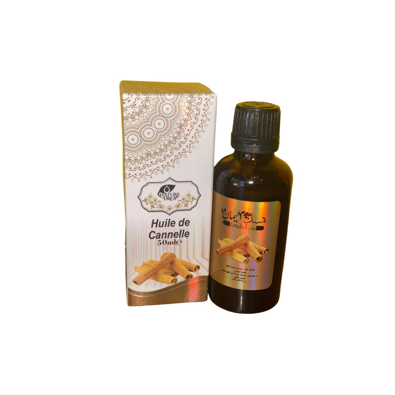 NATURE DROP HUILE DE GINGEMBRE- HUILE DE THYM- HUILE AMANDE DOUCE- HUILE DE CANNELLE 50 CL