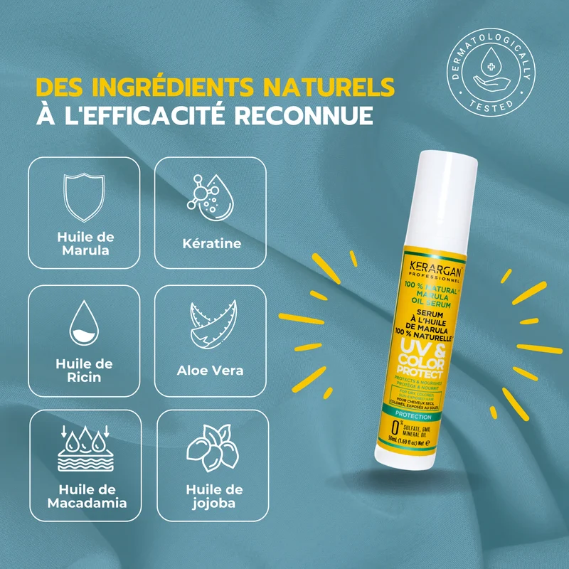 Sérum Marula UV 50ml – Protection & brillance