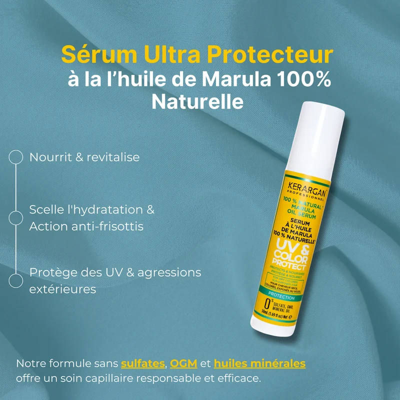 Sérum Marula UV 50ml – Protection & brillance