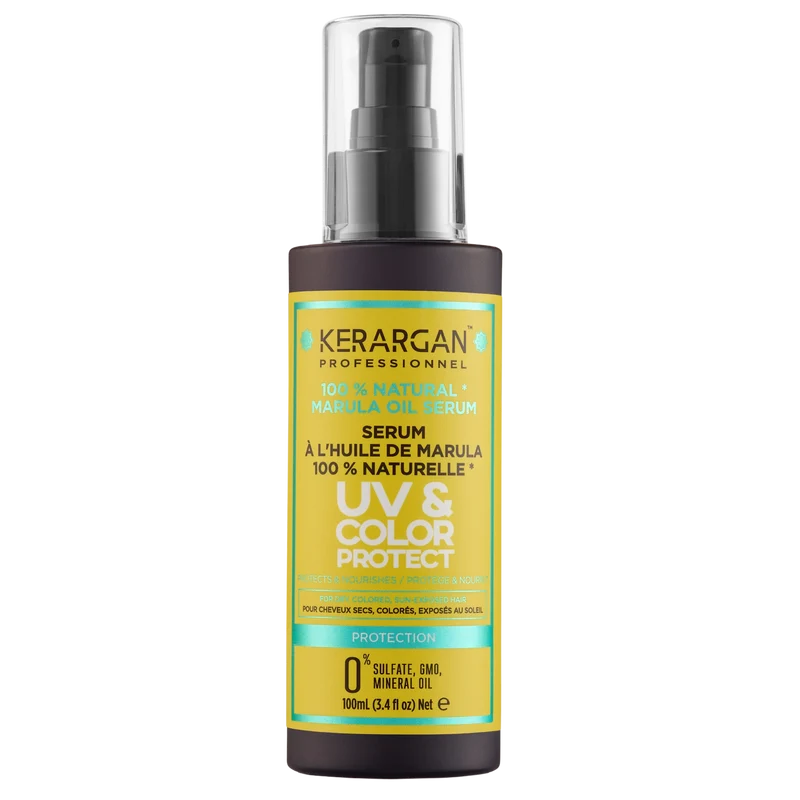 Sérum UV & couleur huile de Marula – Brillance instantanée