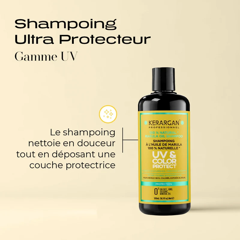 Shampoing Marula UV – Protection couleur & soleil