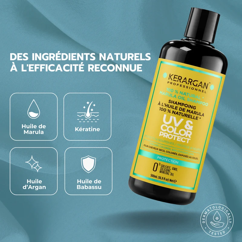 Shampoing Marula UV – Protection couleur & soleil