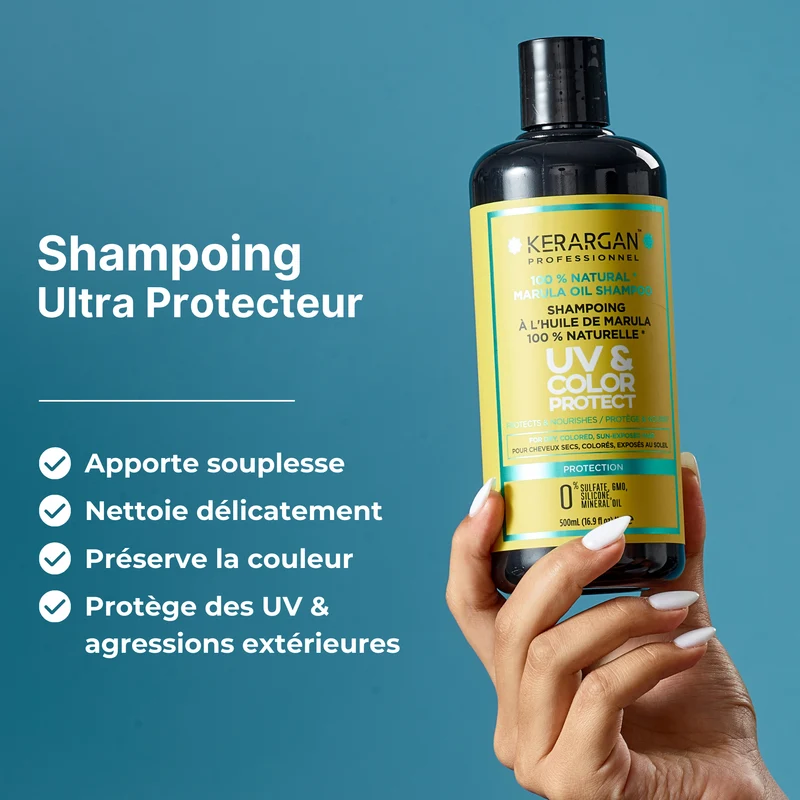 Shampoing Marula UV – Protection couleur & soleil