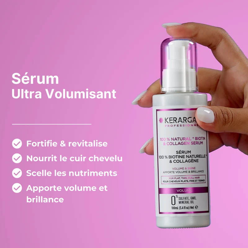 Sérum densité – Biotine collagène, volume durable 100ml