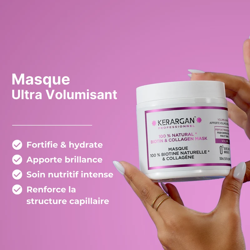 Masque choc volume – Biotine collagène 500ml