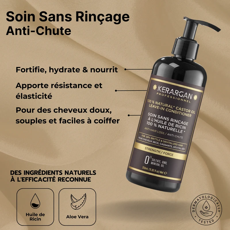 Coffret intégral ricin – 6 soins (2250ml) | Kerargan