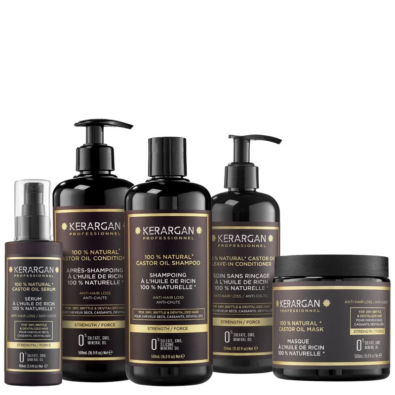 Kit complet ricin 5 étapes – 1950ml | Kerargan